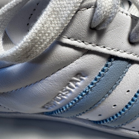 Adidas Superstar "Sky Blue" Sneakers - Picture 4 of 9